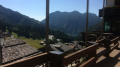 Lago di Sauris dalla terrazza dell'hotel Morgenleit