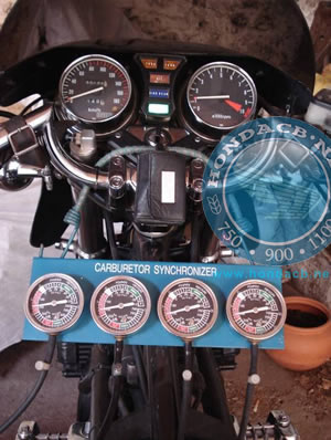 Sincronizzazione dei carburatori